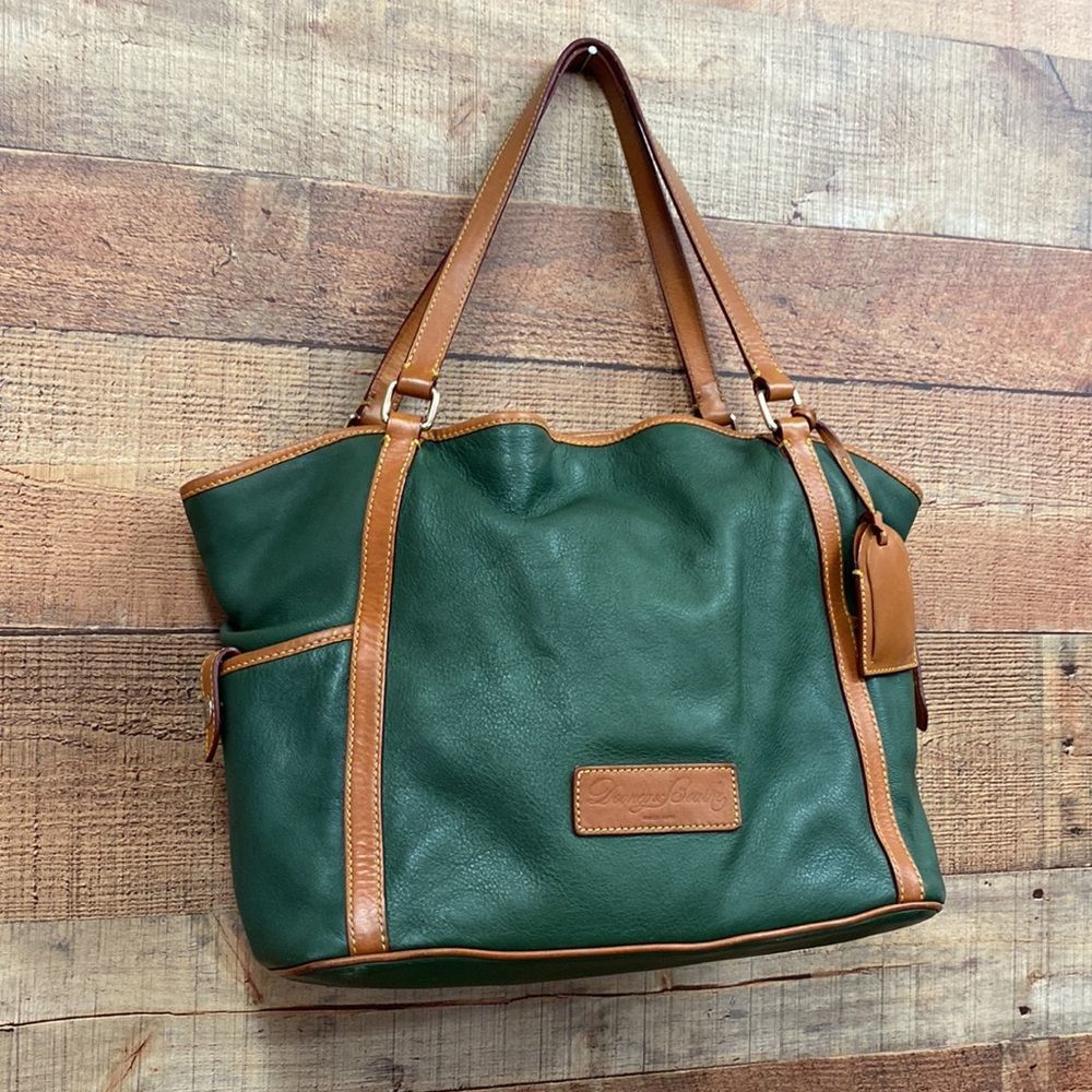 Dooney & Bourke Large Leather Tote Shoulder Bag - Picture 3 of 13